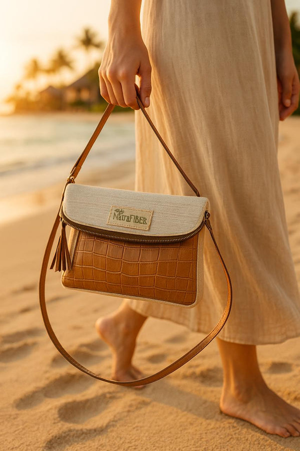 Banana Fiber Pure-Woven Clutch Bag